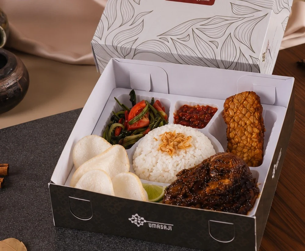 Nasi Ayam Bakar — Saji Box Reguler