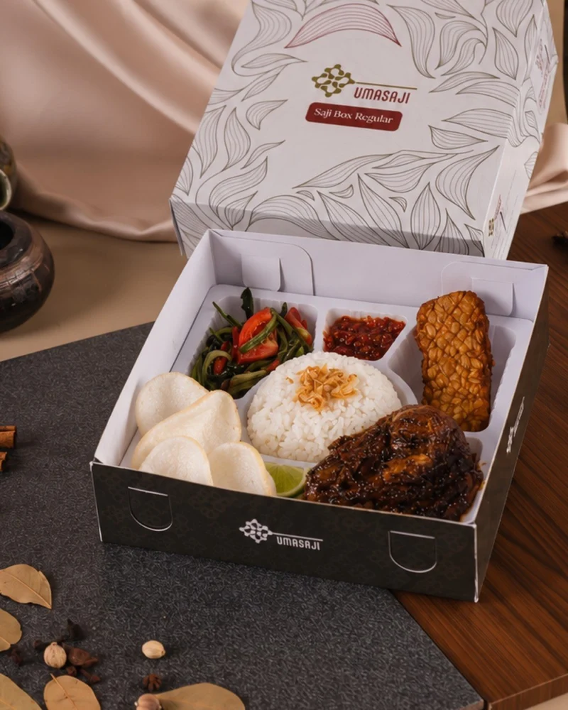Nasi Ayam Bakar — Saji Box Reguler