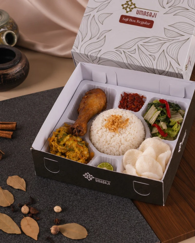 Nasi Ayam Bawang — Saji Box Reguler