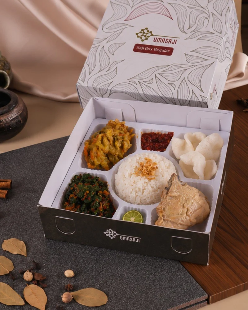 Nasi Ayam Pop — Saji Box Reguler