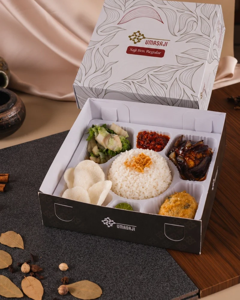 Nasi Ayam Saus Tiram — Saji Box Reguler