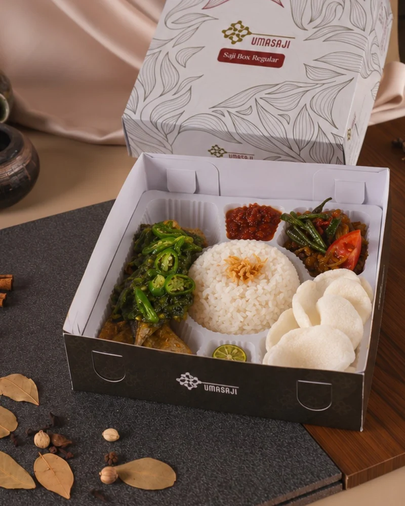 Nasi Kembung Cabe Ijo — Saji Box Reguler