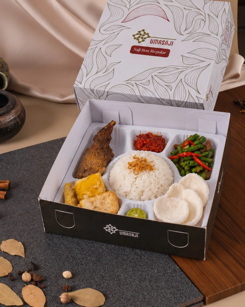Nasi Pepes Ayam Ungkep — Saji Box Reguler