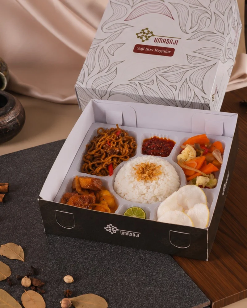 Nasi Rolade Ayam — Saji Box Reguler