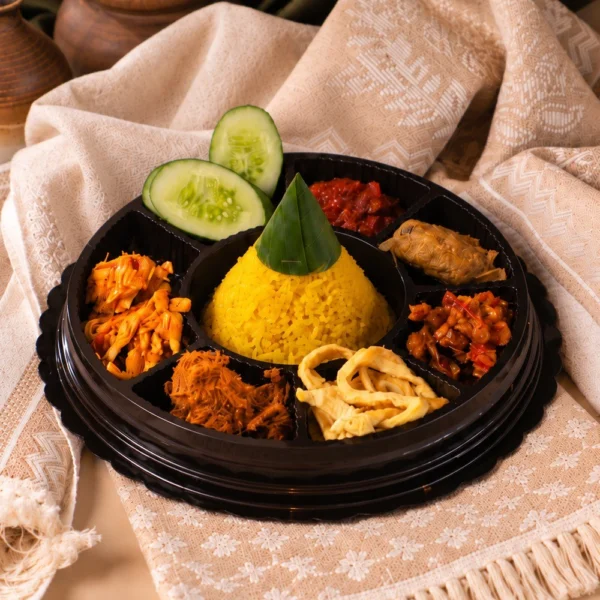 Tumpeng Mini Kuning — Saji Tumpeng