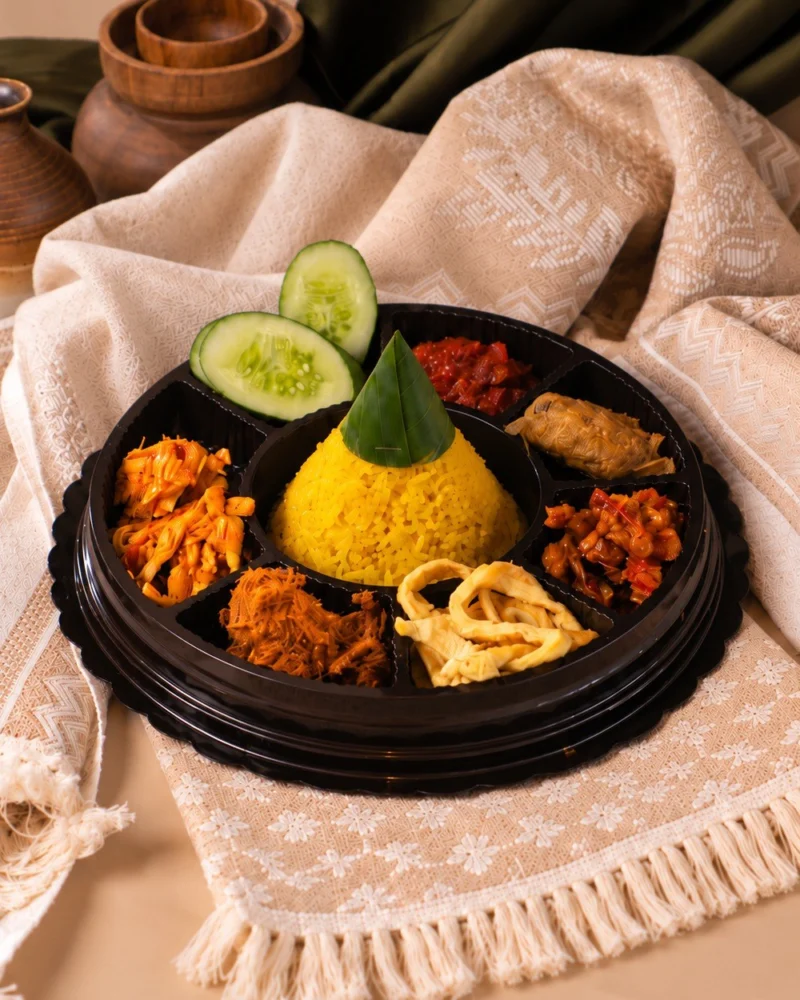 Tumpeng Mini Kuning — Saji Tumpeng